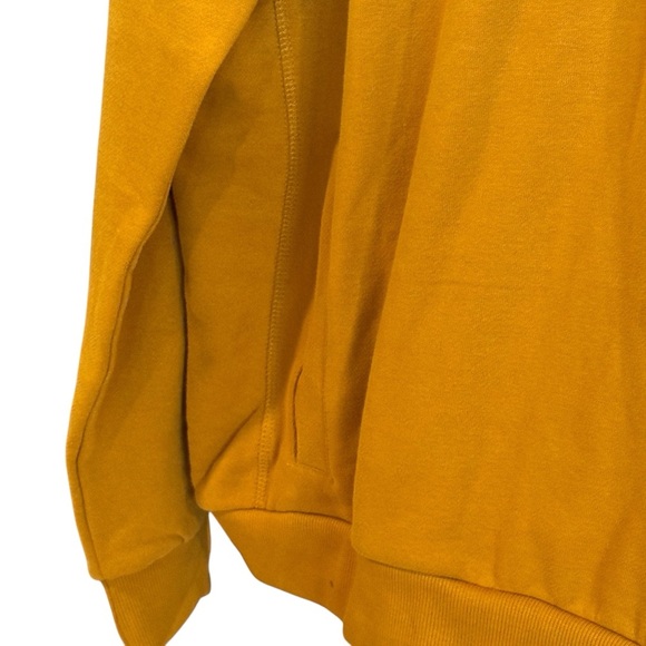 Denim & Flower Gold Zip Up Sweater - Picture 3 of 11